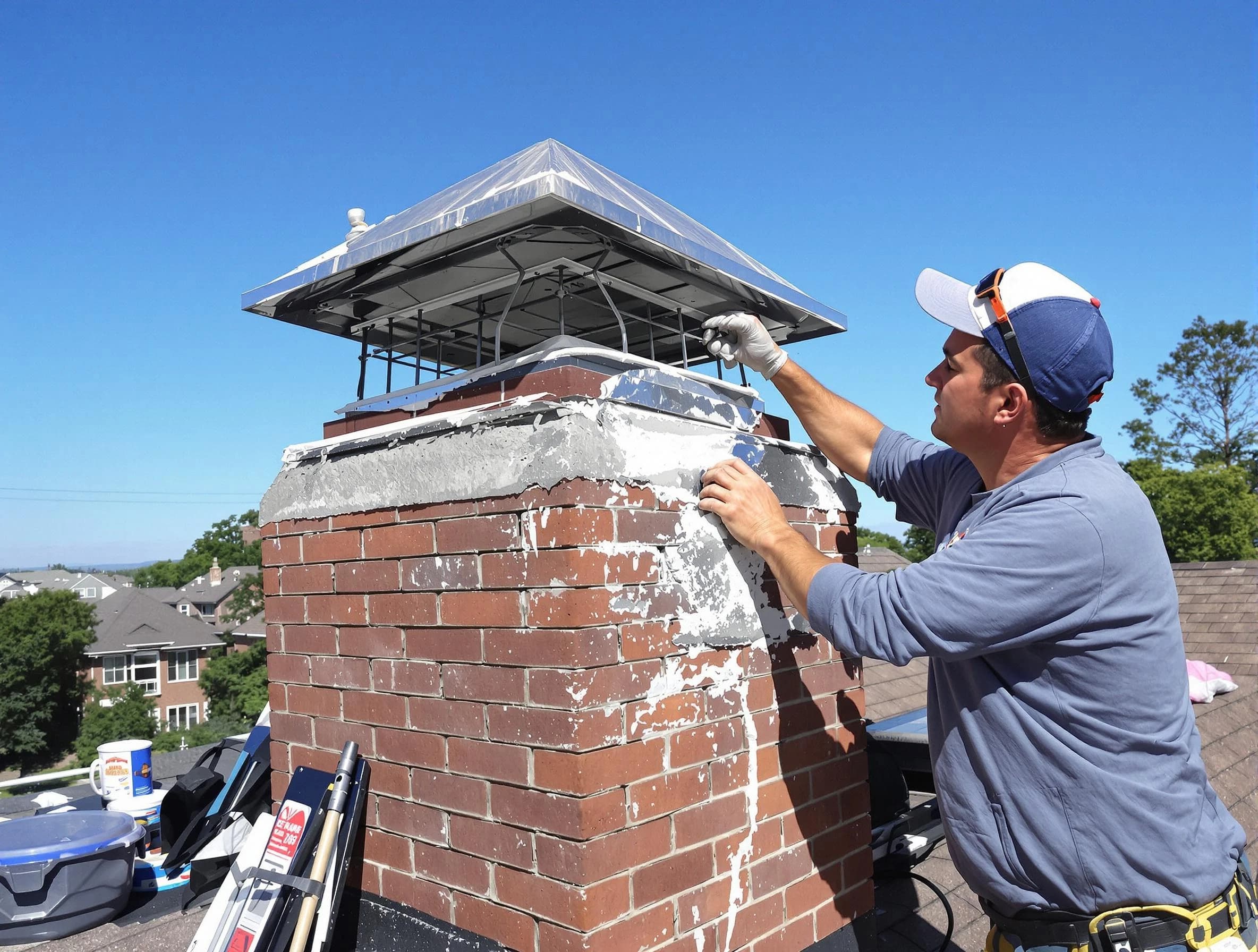 Chimney Crown Services service in Union, NJ